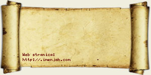 Žaklina Radovanović vizit kartica